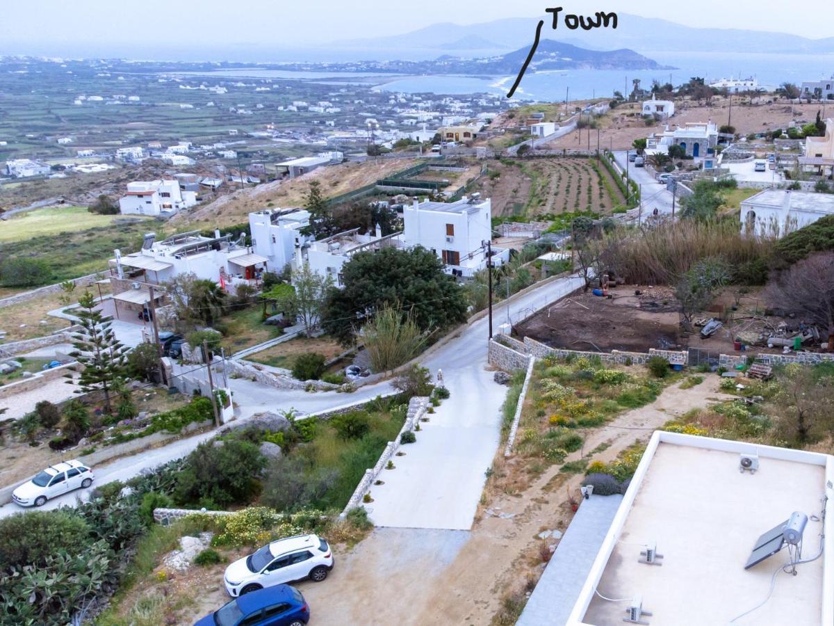 Cycladic Home On The Hill With Beautiful Views!! Agkidia المظهر الخارجي الصورة