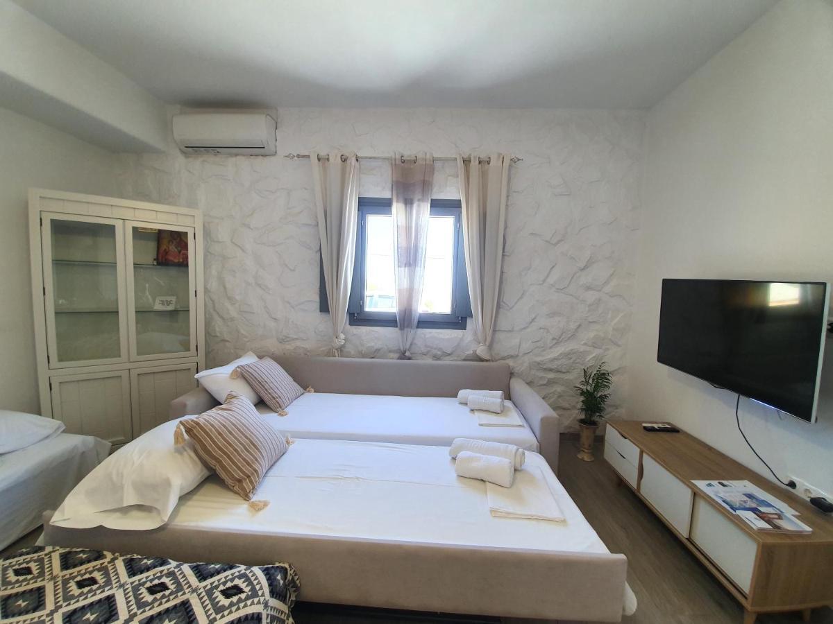 Cycladic Home On The Hill With Beautiful Views!! Agkidia المظهر الخارجي الصورة